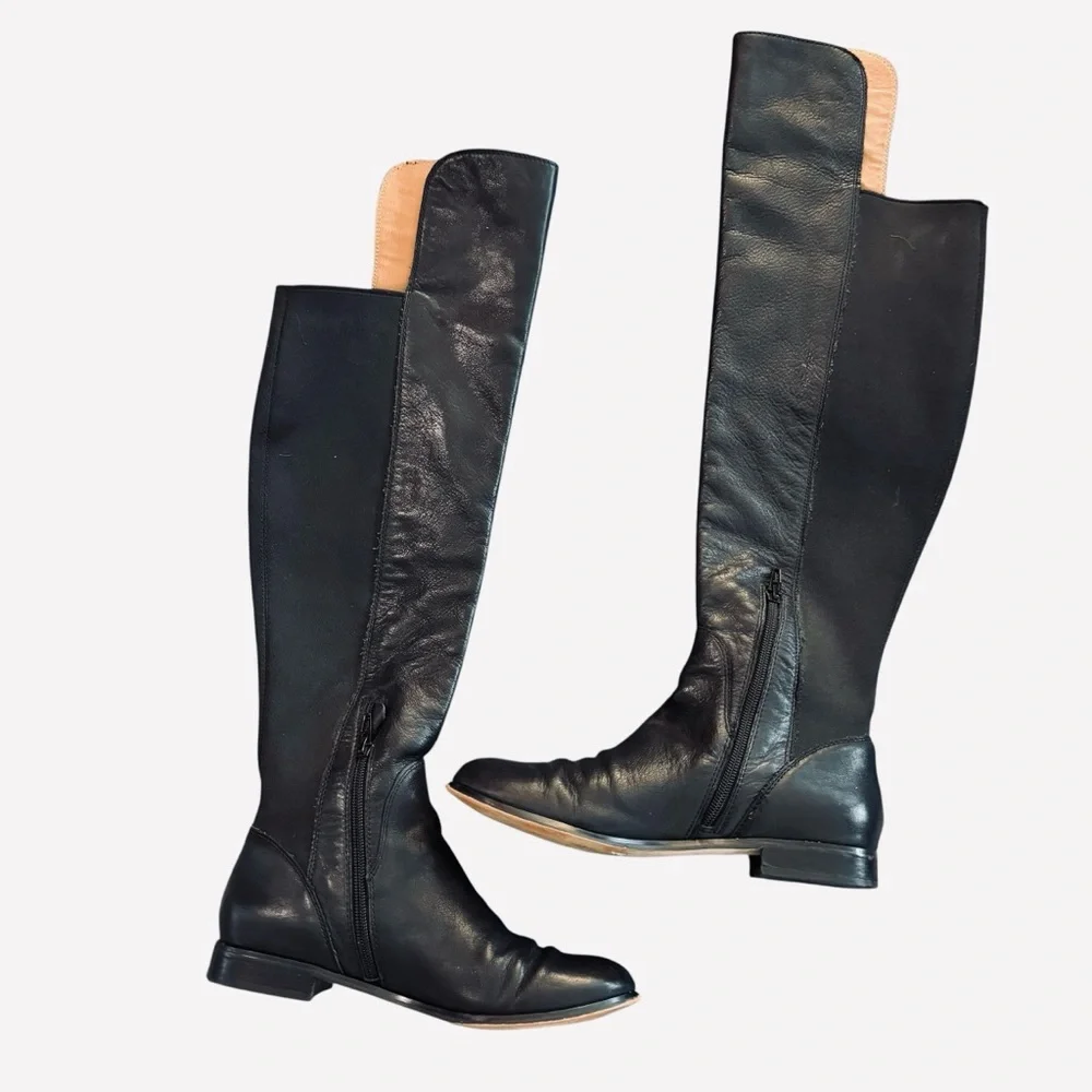 Corso Como Larissa Tall Over The knee Leather Riding Boots
